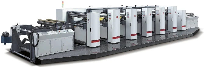 Высокоскоростной Multicolor узкий крен сети к печатной машине Rollflexo для бумаги, фильма, не сплетенного полиэтиленового пакета,