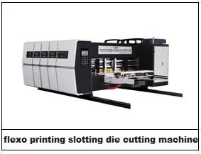 5 Colors Leading Edge Vacuum Transfer High Quality Flexographic Flexo Flexography Paper Box Printing Slotting Die Cutting Carton Making Machine