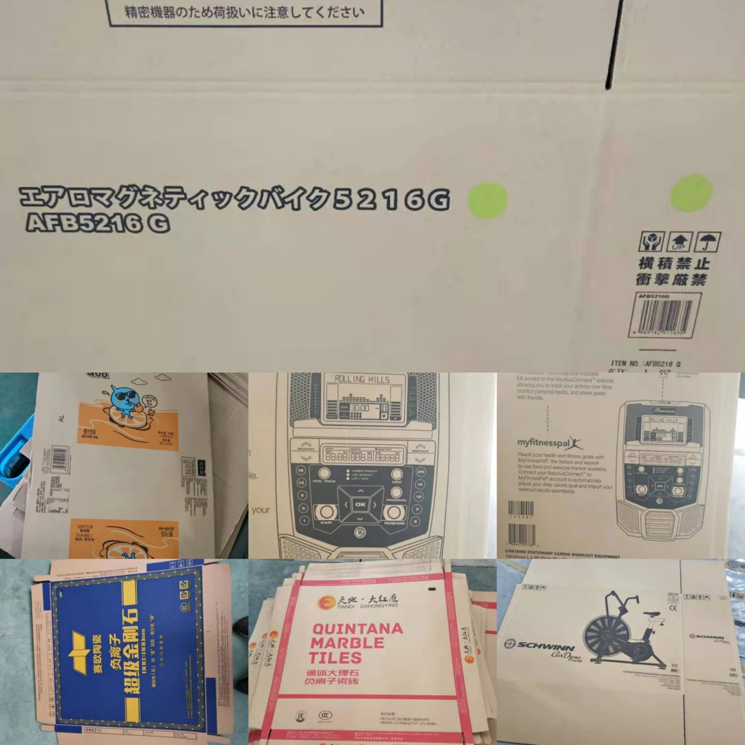 Коробка Flexo Flexography передачи вакуума ведущей кромки 5 цветов высококачественная Flexographic бумажная печатая прорезающ машину делать коробки вырезывания плашки