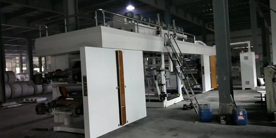 Мини печатная машина 15kw 6 ярлыка CI Flexo красит центральный барабанчик