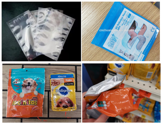 Сумка закуски Mylar делая машину прокатала бумажный мешок молнии Doypack PE