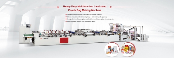 Сумка закуски Mylar делая машину прокатала бумажный мешок молнии Doypack PE