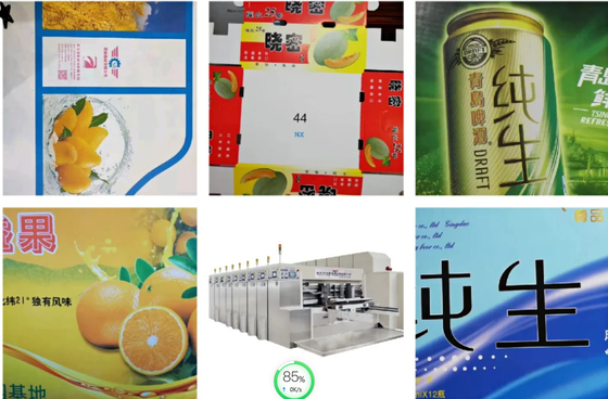 5 цветов вакуумируют коробку бумаги Flexography передачи печатая торгового автомата