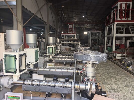 Монослойная экструзионная машина для выдувания пленки из пластика PE HDPE Extruder для выдувания пленки