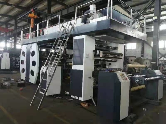Высокоскоростной принтер Flexo для бумажной, полиэтиленовой пленки, Не-сплетенного принтера ширины печатания 600-2000mm Fabric# 8-Color Flexo
