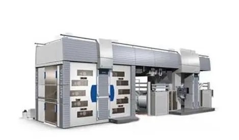 Не сплетенная печатная машина Flexo 4 цветов (центральный тип) 200m/Min барабанчика, 4 цвета печатной машины 8 Flexo цвета не сплетенных