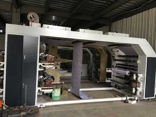 Высокоскоростной Flexo Ci цвета печатной машины 4000kg 6 для фильма