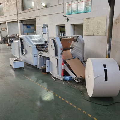 Крен HJ-200+LST-4700/4700R кормить Flexo печатая квадратный нижний бумажный мешок делая бумагу Machine#200pcs/Min носит сумку