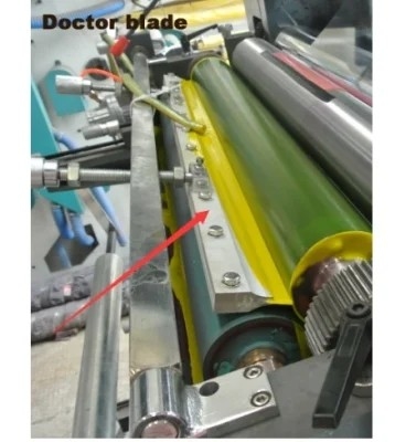 Печатная машина Flexo для ярлыков &amp; бумаги пластикового Rolls: HJ 6-520 УЛЬТРАФИОЛЕТОВОЕ с 1/6 ширинами печатания фабрики Prices#50-520mm