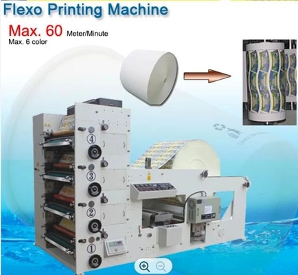 Высокоскоростная печатная машина Flexo ярлыка, ролик Anilox, сушильщик инфракрасн, печатная машина 380V ярлыка 220V Flexo с УЛЬТРАФИОЛЕТОВОЙ политурой