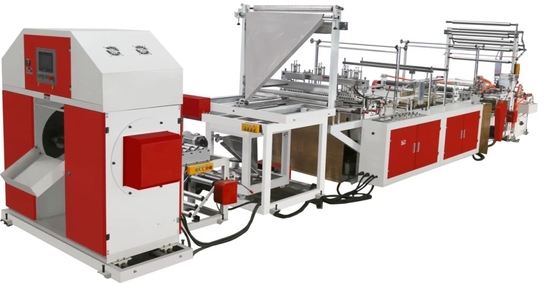 Высокоскоростная сумка HDPE LDPE делая машину с сумкой отброса Motor#Biodegradable инвертора пластиковой делая машину 380V 220V