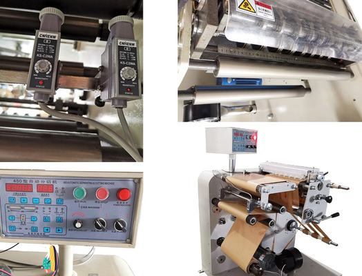 бумажный Slitter Rewinder крена 220V