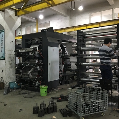 Высокоскоростной Flexo Ci цвета печатной машины 4000kg 6 для фильма