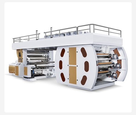 Спутниковый тип Flexographic полиэтиленовая пленка печатной машины Semi автоматическая